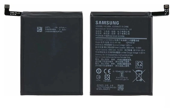 Samsung Galaxy A20S Uyumlu Batarya Pil Sıfır Orijinal - 1