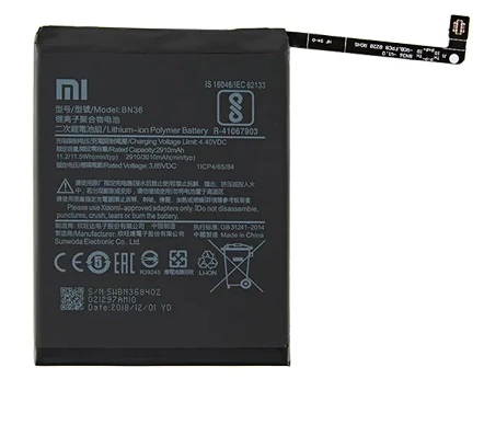 Xiaomi MI A2 - BN 36  - Uyumlu Batarya Pil Sıfır Orijinal ürün görseli 1