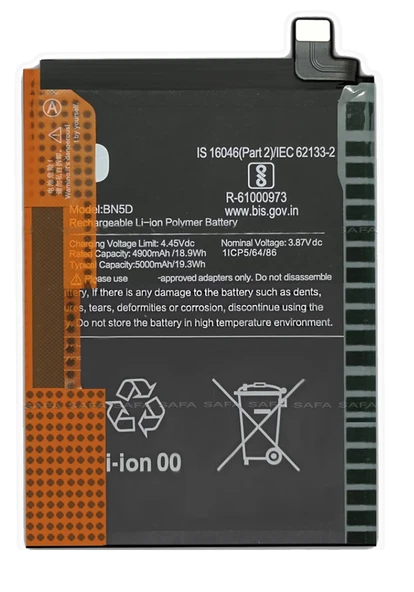 Xiaomi POCO M4 PRO 4G  - BN 5C - Uyumlu Batarya Pil Sıfır Orijinal ürün görseli 1