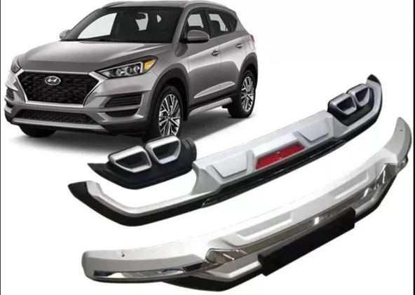 Hyundai Tucson 2019+Uyumlu Ön Ve Arka Tampon Koruma Difüzör