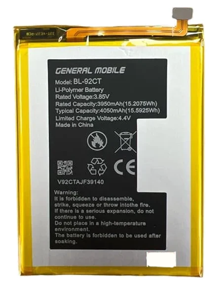 General Mobile GM 20 PRO Uyumlu Batarya Pil Sıfır Orijinal ürün görseli 1