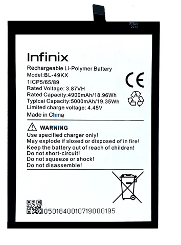 Infinix NOTE 12 Uyumlu Batarya Pil Sıfır Orijinal ürün görseli 1