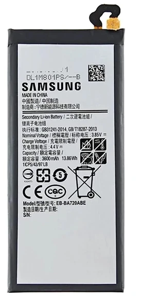 Samsung Galaxy A7- 2017 - SM-A720 Uyumlu Batarya Pil Sıfır Orijinal ürün görseli 1