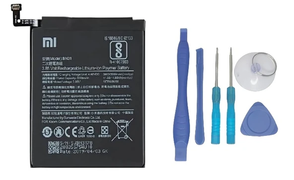Xiaomi MI A1 - BN 31 - Uyumlu Batarya Pil Sıfır Orijinal + TAMİR SETİ ürün görseli 1