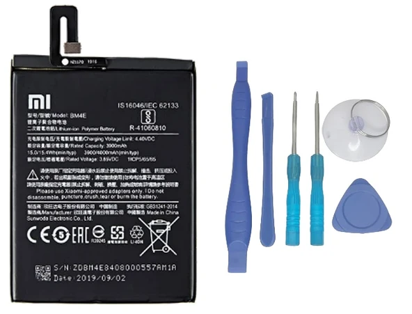 Xiaomi POCO F1 - BM4E - Uyumlu Batarya Pil Orijina + TAMİR SETİ