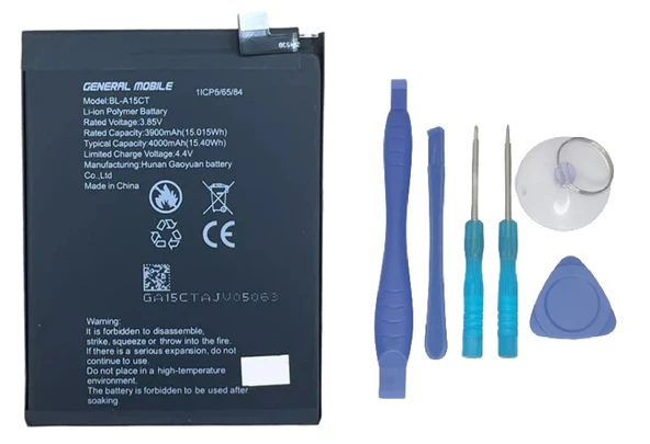General Mobile GM 20 Uyumlu Batarya Pil Sıfır Orijinal + TAMİR SETİ