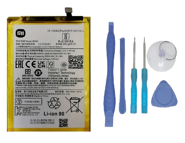 Xiaomi Redmi 12C - BN 5K - Uyumlu Batarya Pil Sıfır Orijinal + TAMİR SETİ