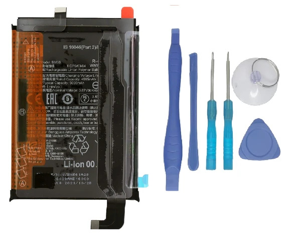 Xiaomi Redmi K40 GAMING - BM 56 - Uyumlu Batarya Pil Sıfır Orijinal + TAMİR SETİ