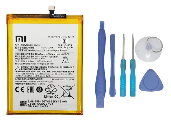 Xiaomi Redmi 9A - BN 56 - Uyumlu Batarya Pil Sıfır Orijinal + TAMİR SETİ