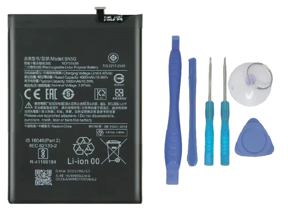 Xiaomi Redmi 10C - BN5G - Uyumlu Batarya Pil Sıfır Orijinal + TAMİR SETİ ürün görseli 1