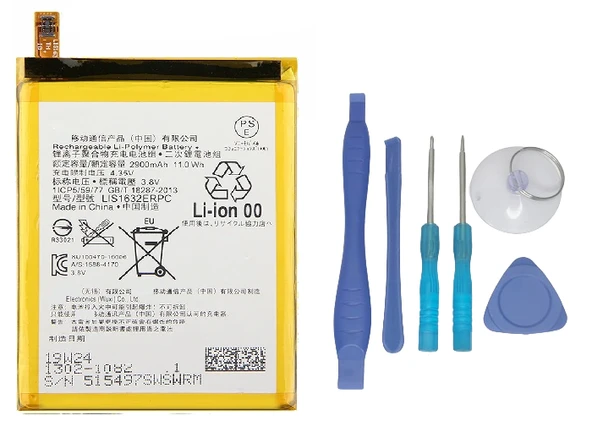 Sony XZ Uyumlu Batarya Pil Sıfır Orijinal + TAMİR SETİ ürün görseli 1