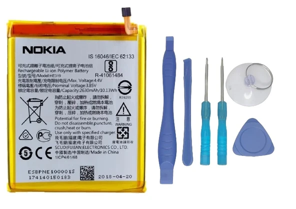 Nokia 3 Uyumlu Batarya Pil Sıfır Orijinal + TAMİR SETİ ürün görseli 1