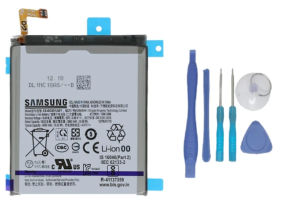 Samsung Galaxy S21 - SM-G991 Uyumlu Batarya Pil Sıfır Orijinal + TAMİR SETİ ürün görseli 1