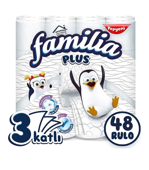 Familia Plus 3 Katlı 48'li Tuvalet Kağıdı