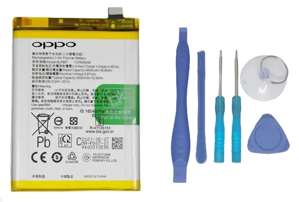 Oppo Realme 7 - Blp807 - Uyumlu Batarya Pil Sıfır Orijinal + TAMİR SETİ