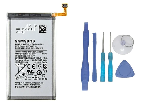 Samsung Galaxy S10 E - SM-G970 Uyumlu Batarya Pil Sıfır Orijinal + TAMİR SETİ ürün görseli 1