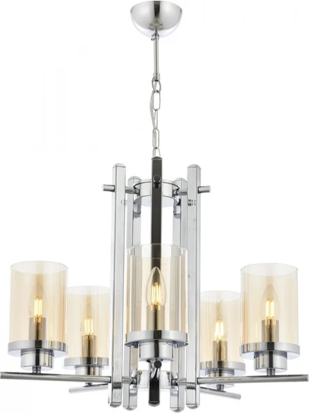 Avonni AV-4209-5K Krom Kaplama Modern Avize  E14