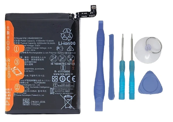 Huawei P40 Lite Uyumlu Batarya Pil Sıfır Orijinal + TAMİR SETİ ürün görseli 1