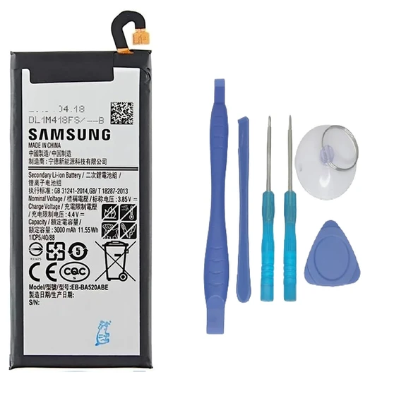 Samsung Galaxy A5 - 2017 - SM-A520 Uyumlu Batarya Pil Sıfır Orijinal + TAMİR SETİ ürün görseli 1