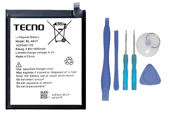 Tecno Camon 16 PREMIER Uyumlu Batarya Pil Sıfır Orijinal + TAMİR SETİ ürün görseli 1