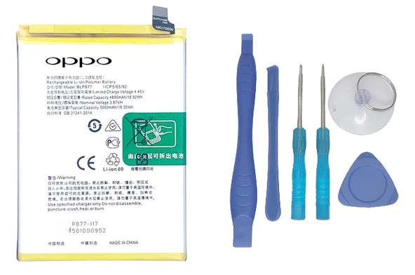 Oppo Realme C31 - Blp877 - Uyumlu Batarya Pil Sıfır Orijinal + TAMİR SETİ