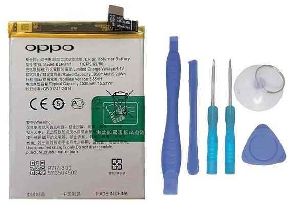 Oppo Reno 2F - BLP 717 Uyumlu Batarya Pil Sıfır Orijinal + TAMİR SETİ ürün görseli 1