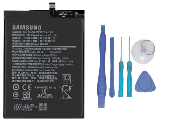 Samsung Galaxy A21  Uyumlu Batarya Pil Sıfır Orijinal + TAMİR SETİ ürün görseli 1