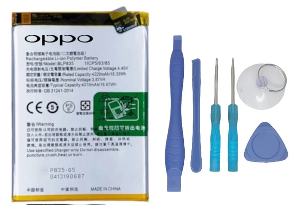 Oppo A94 -4g - Blp835 -Uyumlu Batarya Pil Sıfır Orijinal + TAMİR SETİ ürün görseli 1