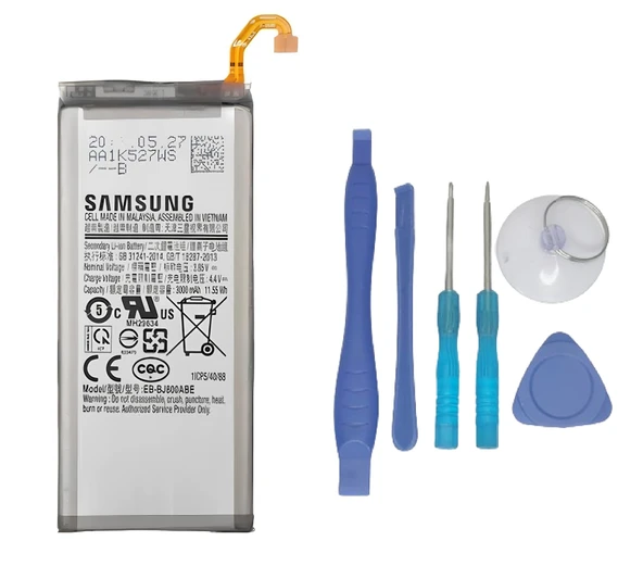 Samsung Galaxy J8 - SM-J810 Uyumlu Batarya Pil Sıfır Orijinal + TAMİR SETİ ürün görseli 1