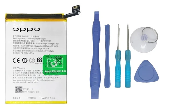 Oppo Realme 9 -  Blp883 - Uyumlu Batarya Pil Sıfır Orijinal + TAMİR SETİ