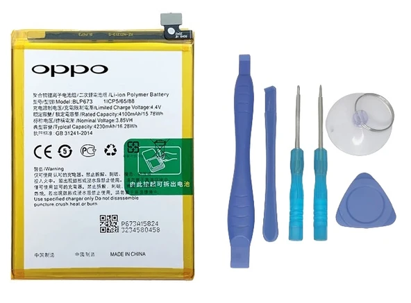 Oppo A12S - BLP673 - Uyumlu Batarya Pil Sıfır Orijinal + TAMİR SETİ ürün görseli 1