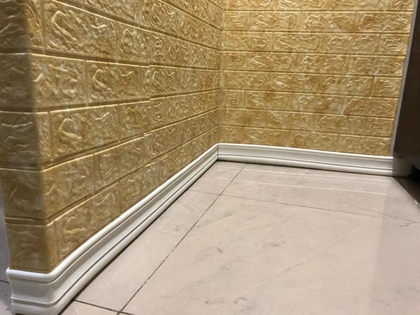 Renkli Duvarlar Kendinden Yapışkanlı 70x77cm 10 Adet Taş Duvar Kağıdı Paneli - 4