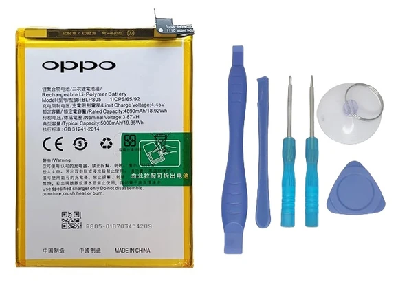 Oppo A32 - Blp805 - Uyumlu Batarya Pil Sıfır Orijinal + TAMİR SETİ ürün görseli 1