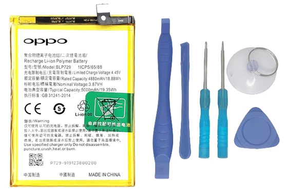 Oppo Realme Narzo 20a - Blp729 Uyumlu Batarya Pil Sıfır Orijinal + TAMİR SETİ ürün görseli 1