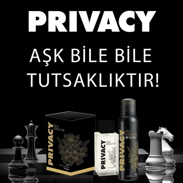 Privacy Gold Man EDT Erkek Parfüm 100 ml - 5