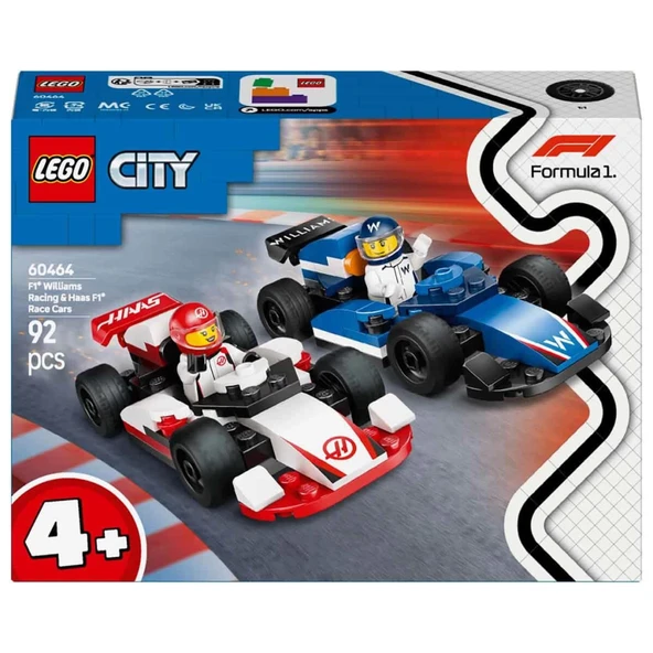 Nessiworld LEGO City F1 Williams Racing ve Haas F1 Yarış Arabaları 60464 - 5