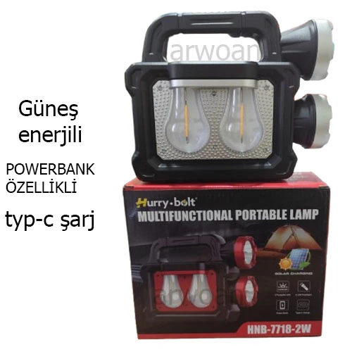 ARWOAN ÇOK FONKSİYONLU TAŞINABİLİR LAMBA, EL FENERİ - 3