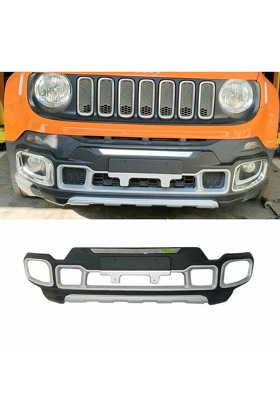 Jeep Renegade 2014 2017 Ön Arka Tampon Koruyucu Difüzör - 3
