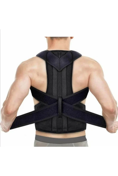 Özel Üretim Omurga Sırt Kas Güçlendirici Sırt Boyun Omuz Doğru Duruş Rahat Erkek Dik Duruş Korsesi - 2