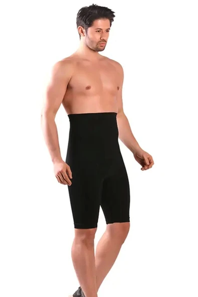 Özel Üretim Kalça Karın Sıkılaştırıcı Diş Duruş Sağlayan Toparlayıcı Esnek Rahat Erkek Boxer Korse - 3