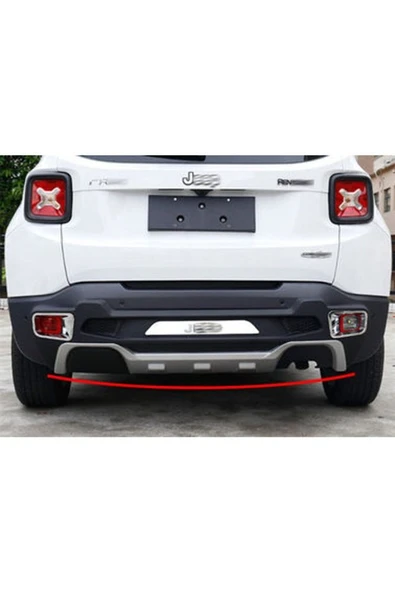 Jeep Renegade 2014 2017 Ön Arka Tampon Koruyucu Difüzör - 4