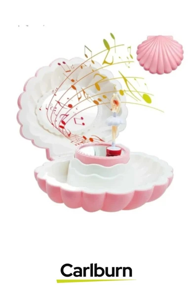 Özel Üretim Sevgili Arkadaş Eş Doğum Günü Hediye Deniz Kabuğu Tasarımlı Müzik Kutusu - 2