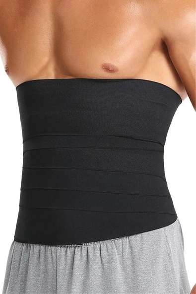 Özel Üretim İnceltici Bele Dolamalı Kum Saati Görüntüsü Veren 4 Metre Sarma Bel Korsesi - Resim 3