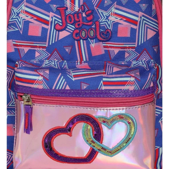Joy's Cool Zincir Kalp İşlemeli Anaokulu Çantası - 2