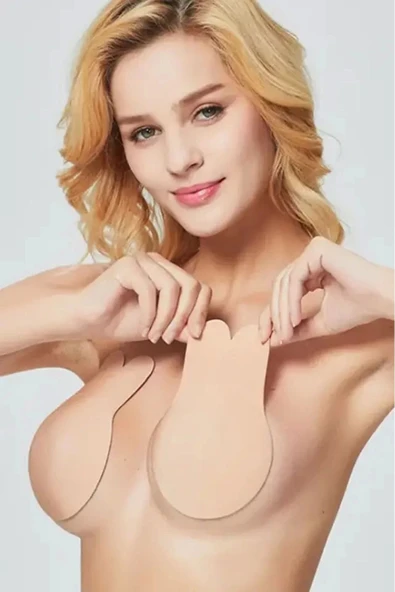 Özel Üretim Dikişsiz Göğüs Dikleştirici Dolgun Gösteren Göğüs Ucu Kapatıcı Dikleştirici Sütyen - 2