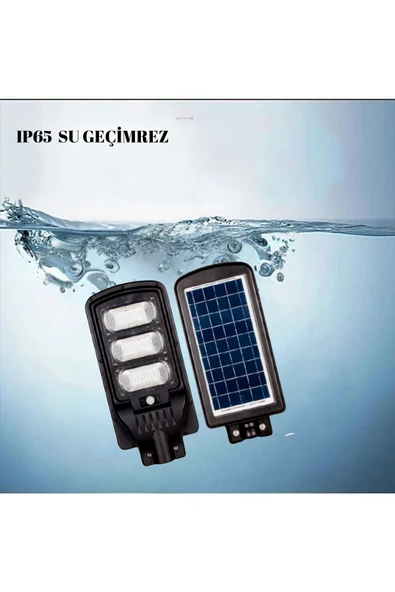 150w Led Solar Sokak Armatürü(SENSÖRLÜ) - Solar Sokak Lambası - Güneş Enerjili Sokak Lambası, IP66 SU GEÇİRMEZ - 4