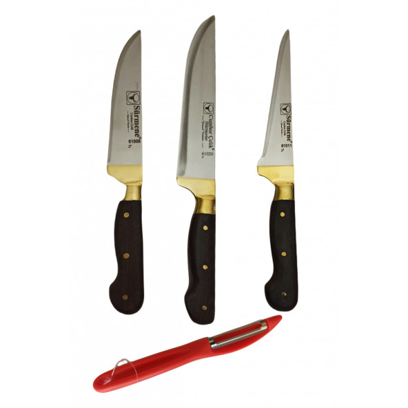 Cumhur Çelik Kasap Bıçağı 3 lü Set K020 ve Oneday Meyve Soyacak