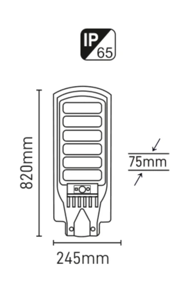 300w Led Solar Sokak Armatürü(SENSÖRLÜ) - Solar Sokak Lambası - Güneş Enerjili Sokak Lambası, IP66 SU GEÇİRMEZ - 2