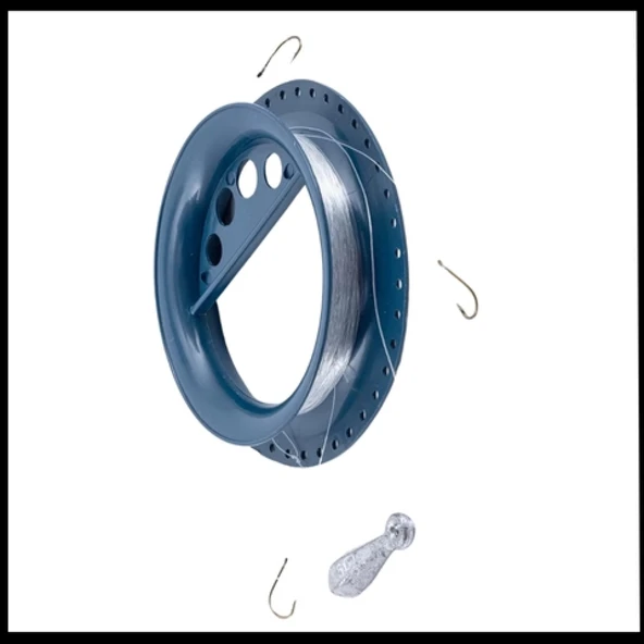 Uyguna-Yakala Büyük Kasnak 3 İğneli Dip Olta - Kurşunlu Sazan El Oltası Takımı - TAK.139 ürün görseli