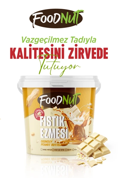 FoodNut BEYAZ ÇİKOLATALI FISTIK EZMESİ 1 KĞ